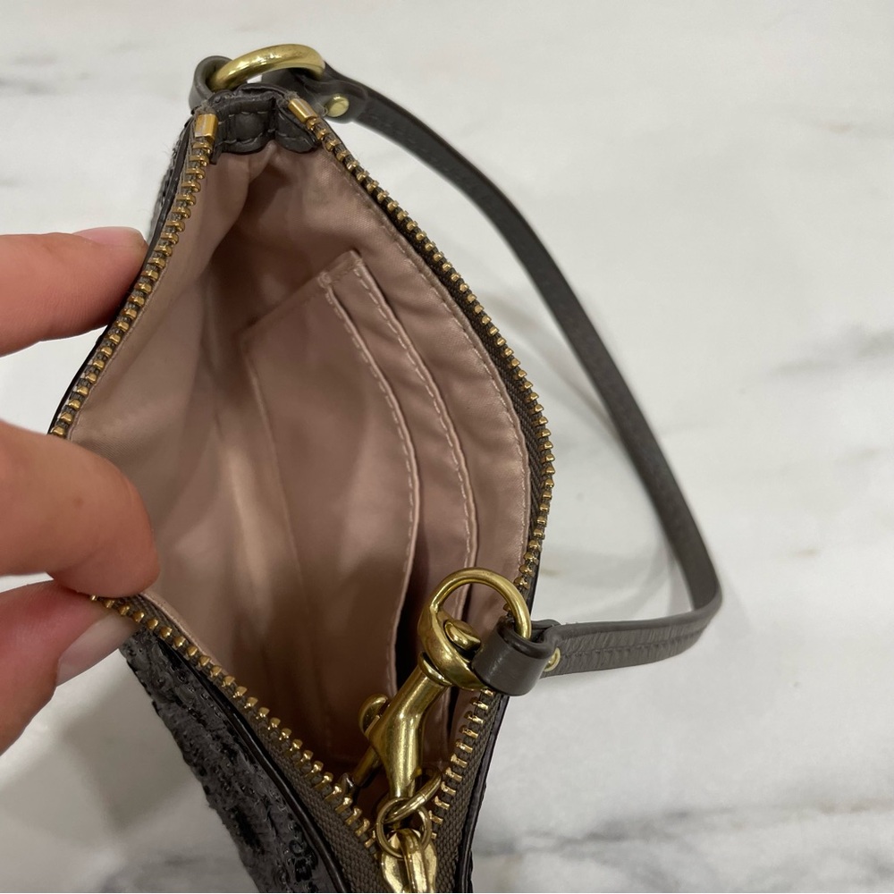 Coach sequin wristlet - Picture 2 of 7